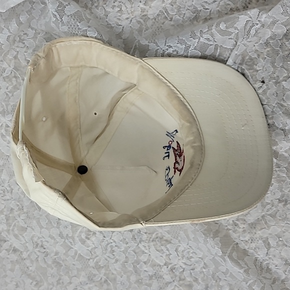 Vintage Youngan Mobil Pipeline Snap Back Hat White/Red - Picture 7 of 9